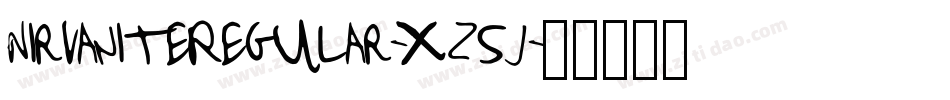 NirvaniteRegular-Xz5j字体转换