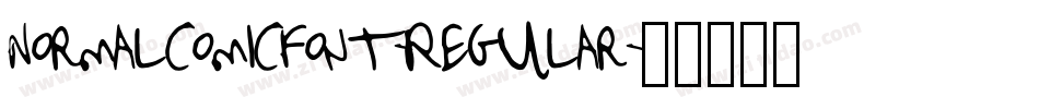 Normalcomicfont-Regular字体转换