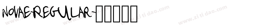 Novae-Regular字体转换