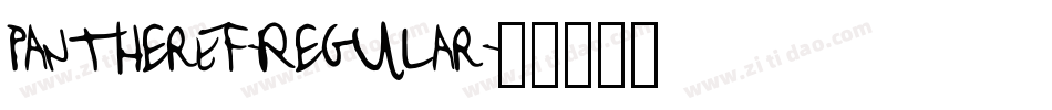 PantherEF-Regular字体转换