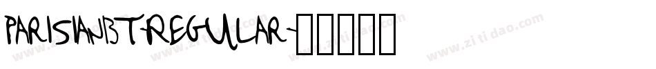 ParisianBT-Regular字体转换