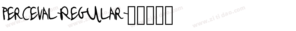 Perceval-Regular字体转换 Perceval-Regular字体转换