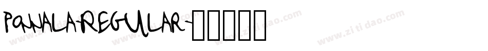 Ponnala-Regular字体转换