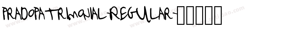 PradoPatrimonial-Regular字体转换