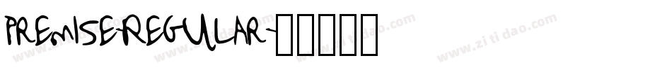 Premise-Regular字体转换