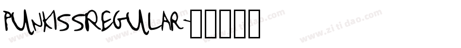 PunkissRegular字体转换