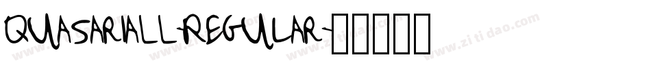QuasariaLL-Regular字体转换