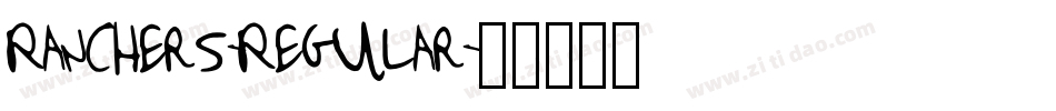 Ranchers-Regular字体转换