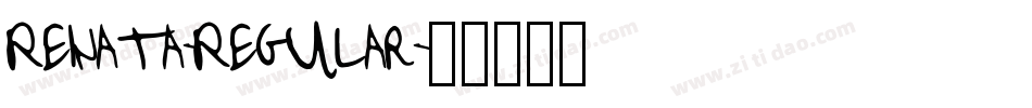 Reinata-Regular字体转换
