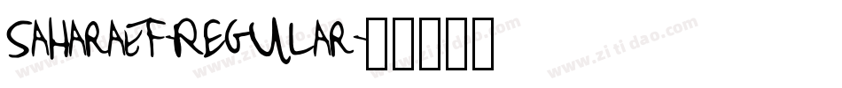 SaharaEF-Regular字体转换