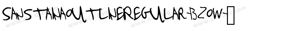 SanstainaoutlineRegular-Bzow字体转换