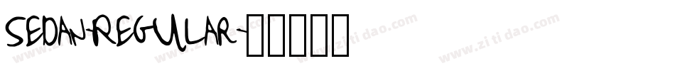 Sedan-Regular字体转换
