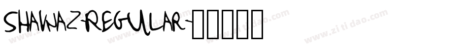 Shavnaz-Regular字体转换