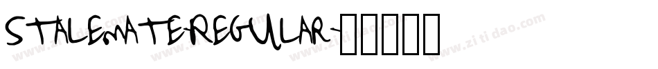Stalemate-Regular字体转换