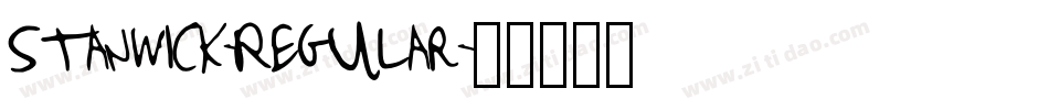 Stanwick-Regular字体转换 Stanwick-Regular字体转换