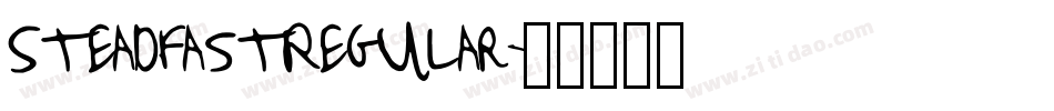 SteadfastRegular字体转换