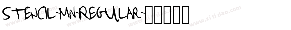 Stencil-MN-Regular字体转换