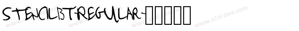 StencilBT-Regular字体转换