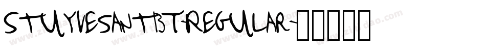 StuyvesantBT-Regular字体转换