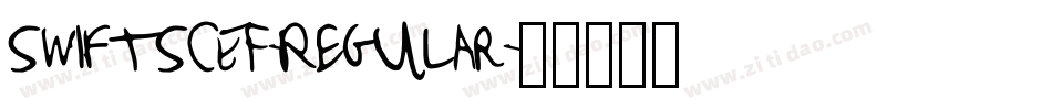 SwiftSCEF-Regular字体转换