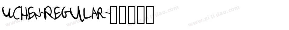 Uchen-Regular字体转换