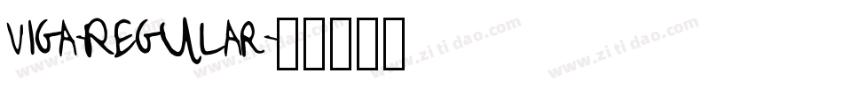 Viga-Regular字体转换