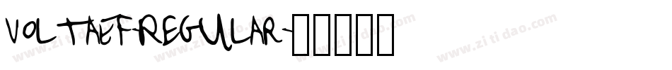 VoltaEF-Regular字体转换