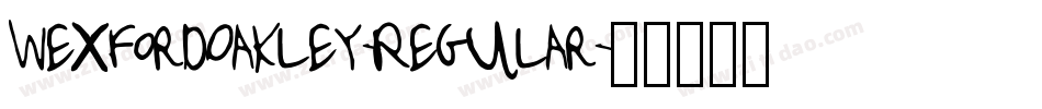 WexfordOakley-Regular字体转换