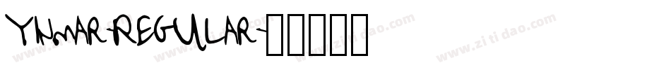 Yinmar-Regular字体转换