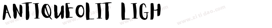 AntiqueOliT-Ligh字体转换