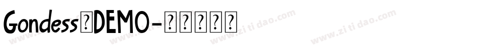 Gondess_DEMO字体转换