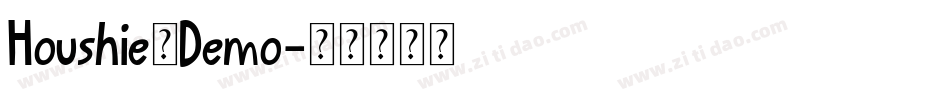 Houshie_Demo字体转换