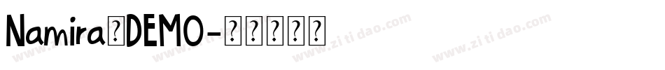 Namira_DEMO字体转换