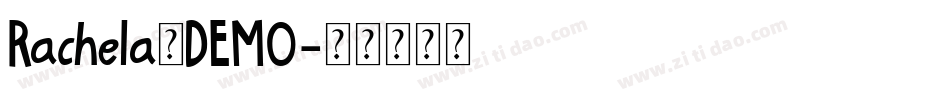 Rachela_DEMO字体转换