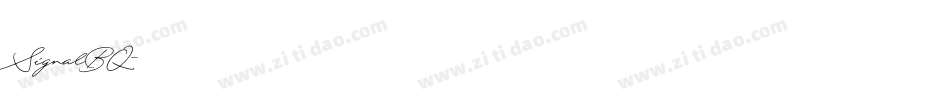 SignalBQ字体转换