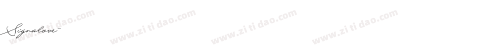 Signalove字体转换