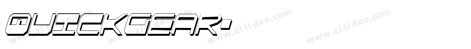 QuickGear字体转换