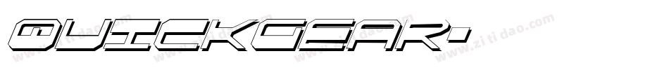 QuickGear字体转换