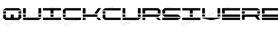 QuickCursiveRegular-lzY0字体转换