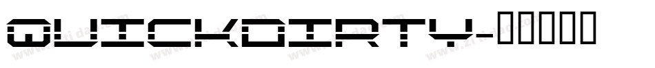 QuickDirty字体转换