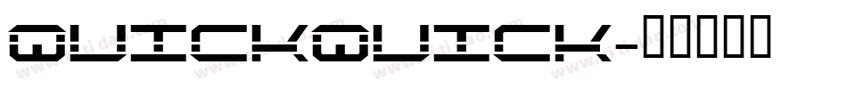 QuickQuick字体转换