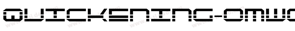 Quickening-omwq字体转换