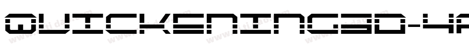 Quickening3D-4ABY字体转换