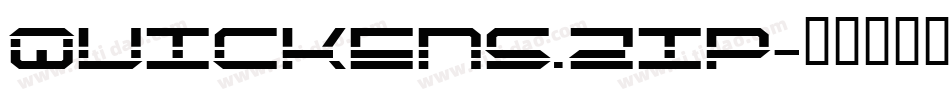 Quickens.zip字体转换