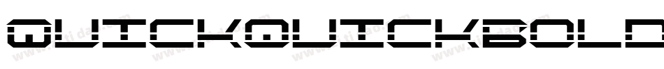 QuickquickBold-7aAA字体转换