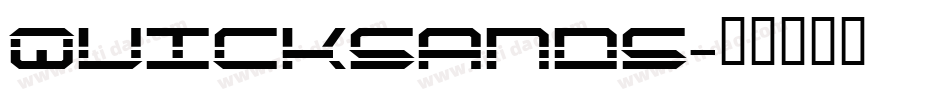 Quicksands字体转换