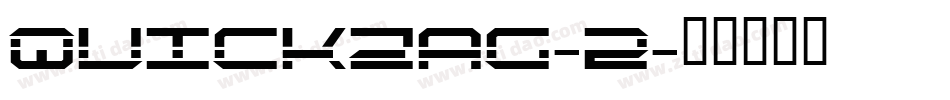Quickzag-2字体转换