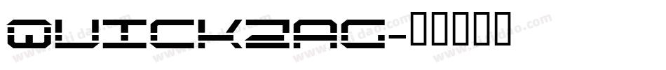 Quickzag字体转换