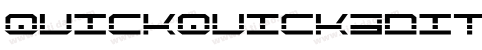 quickquick3dital字体转换