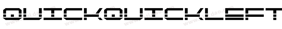 quickquickleft字体转换